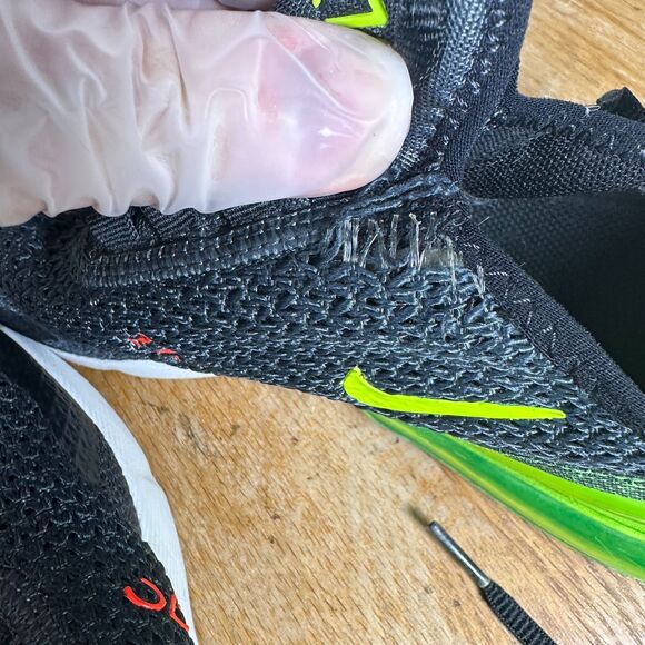 Nike Air Max 270 Retro Future Black Volt Green Women's Size 7 Shoe AV5141-001 - Picture 9 of 9